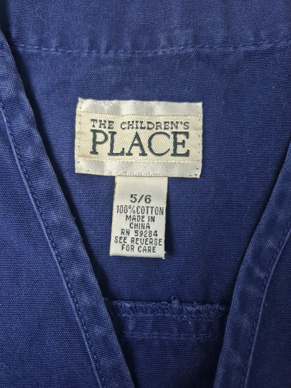 Vintage Y2K The Children's Place Blue Cargo Utility Vest Size 5/6